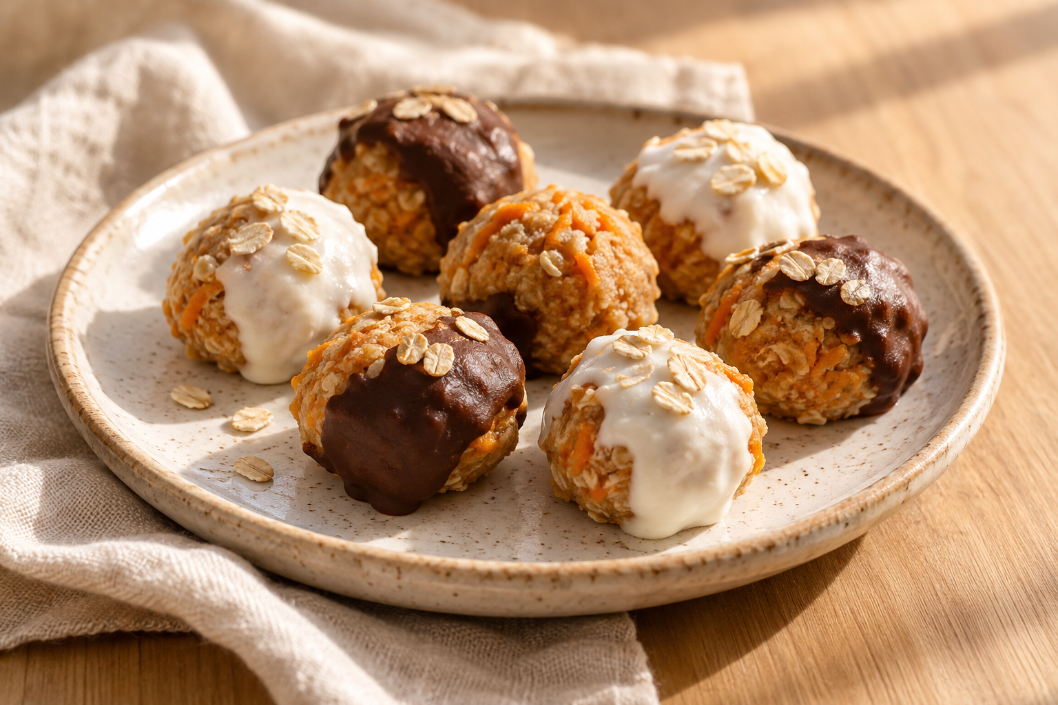 Cake pops para perros: bocaditos de zanahoria y algarroba — imagen ilustrativa