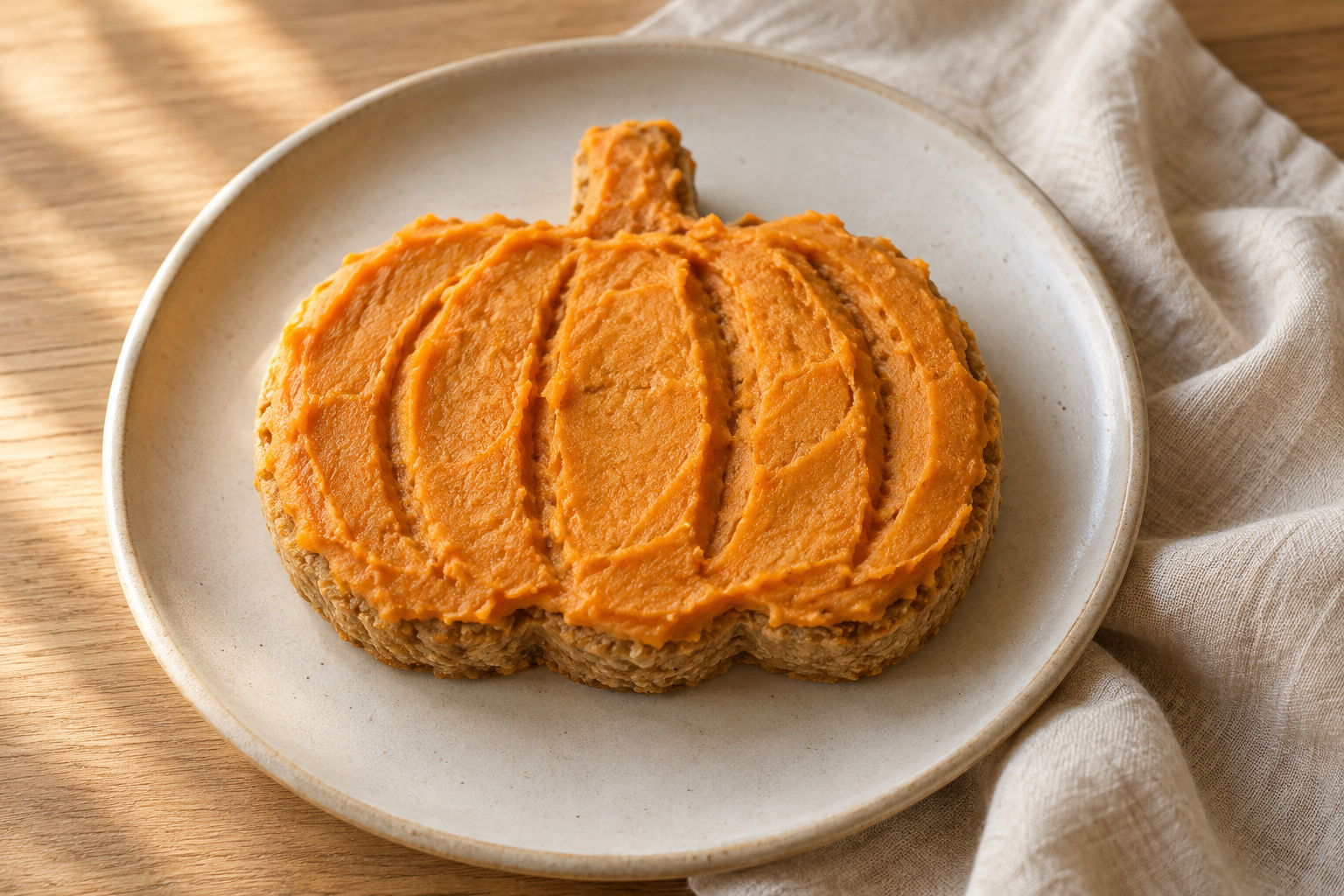 Tarta de Halloween para perros con pollo y batata — imagen ilustrativa
