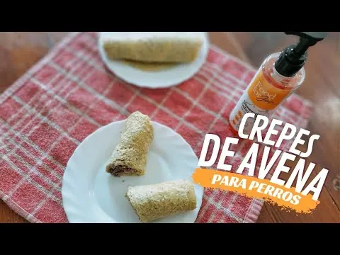 Crepes de avena con relleno cocinado