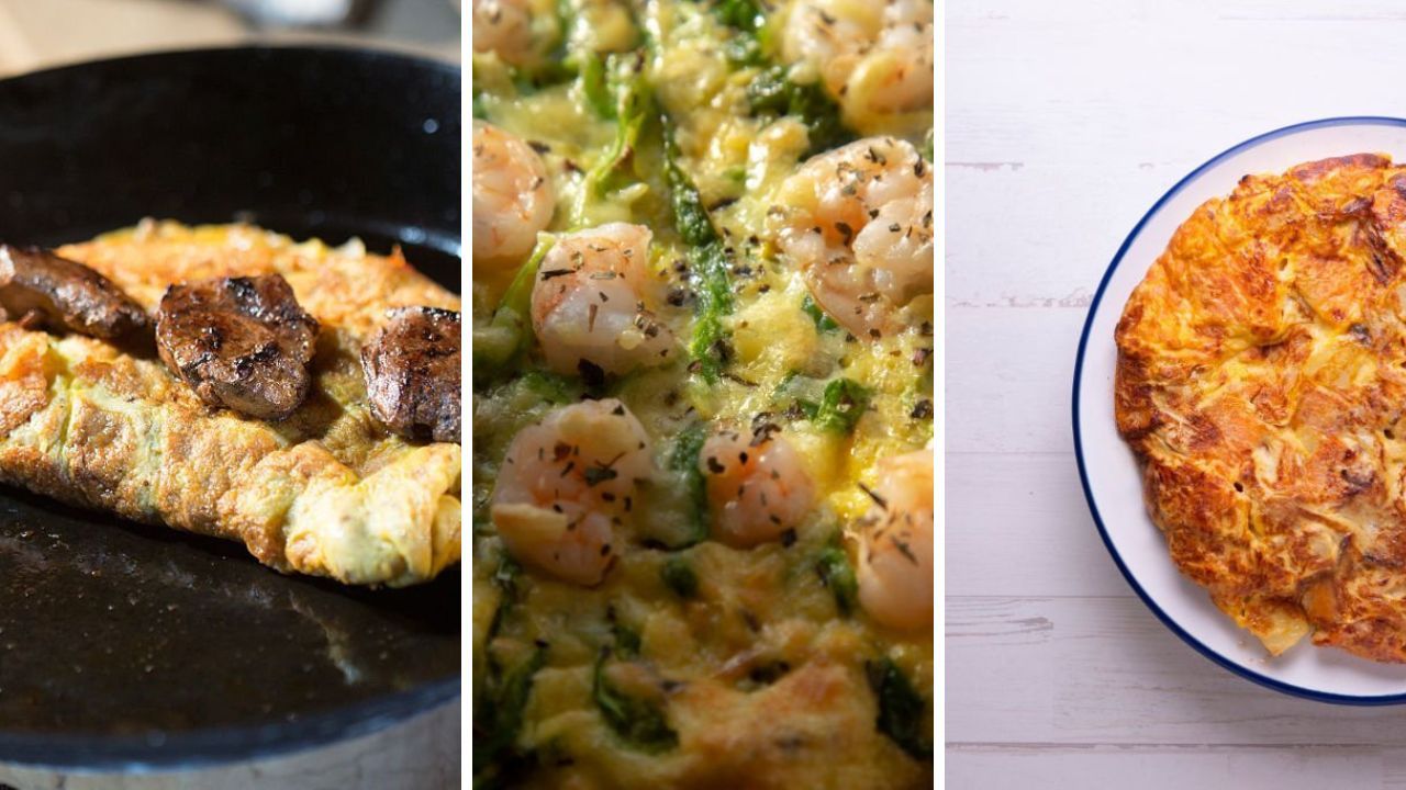 Tortilla de pollo y zanahoria