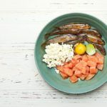 salmon jurel huevo y queso