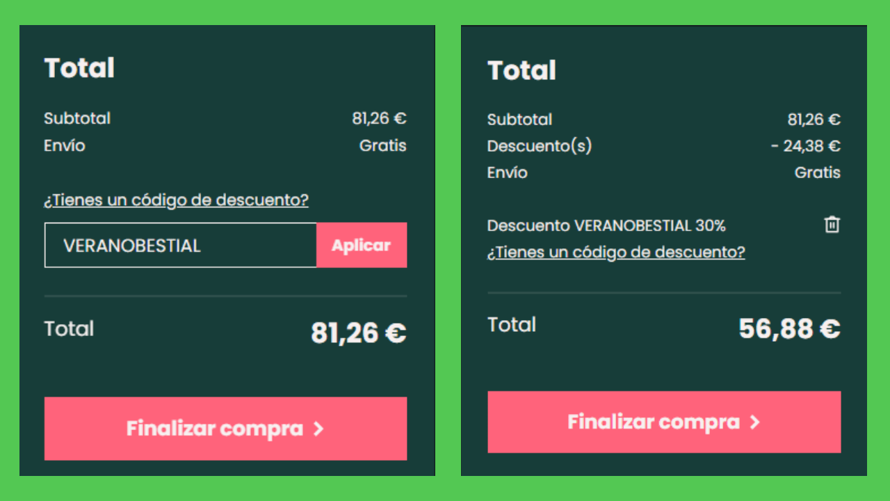 como usar descuento isbestial