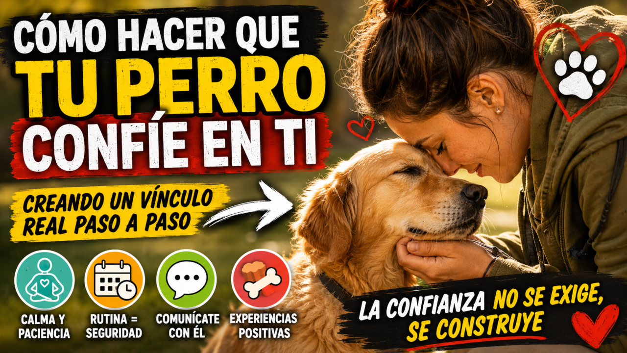 Cómo crear confianza con tu perro