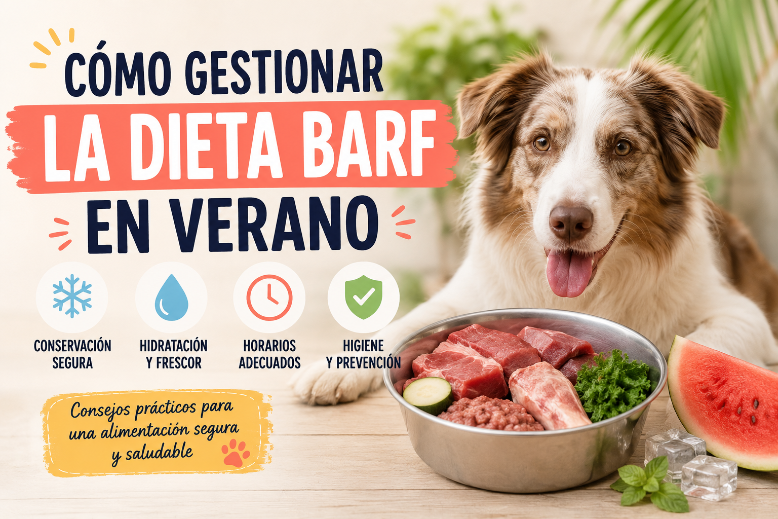dieta barf verano